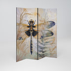 HER HIGHNESS DRAGONFLY Biombo Decorativo de 4 Painéis