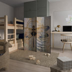 HER HIGHNESS DRAGONFLY Biombo Decorativo de 4 Painéis
