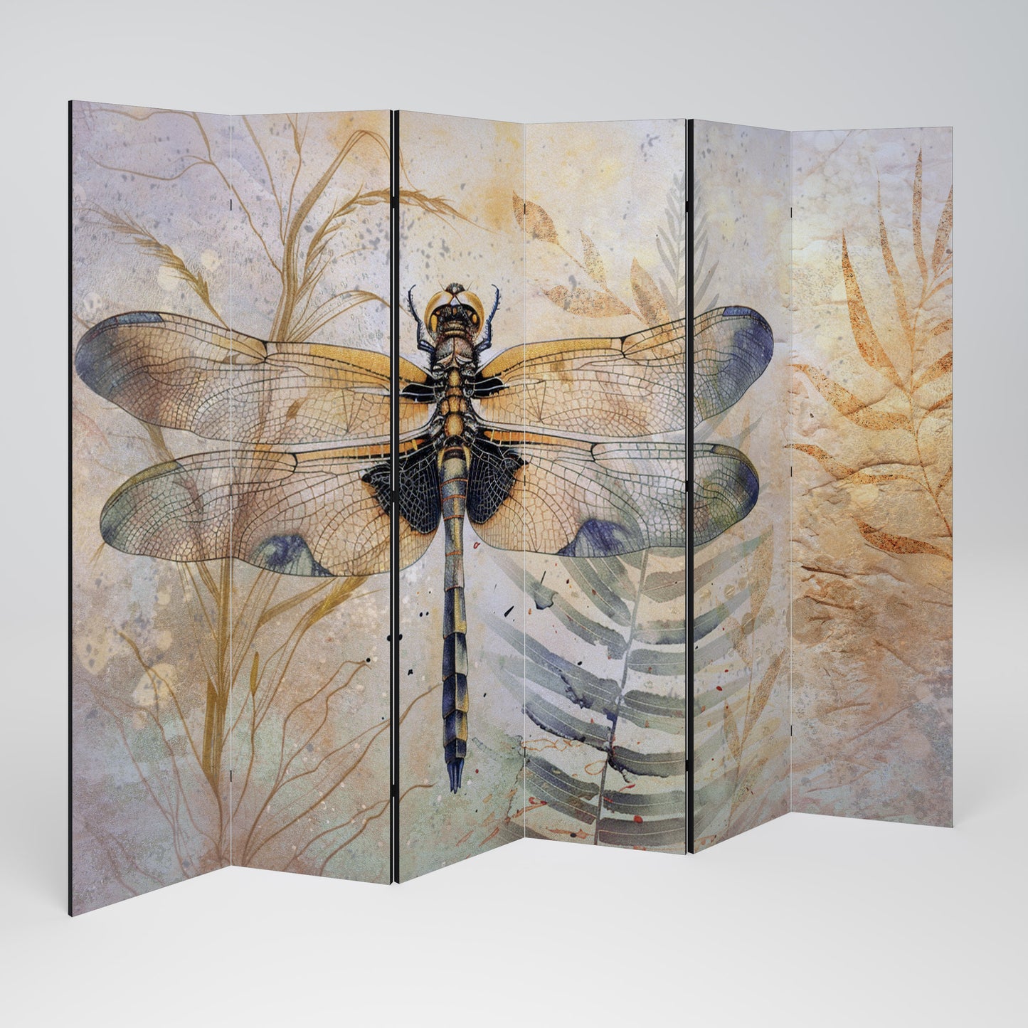 HER HIGHNESS DRAGONFLY Biombo de 6 Painéis