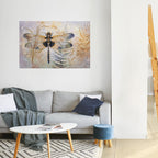 HER HIGHNESS DRAGONFLY Peel and Stick Horizontal Poster