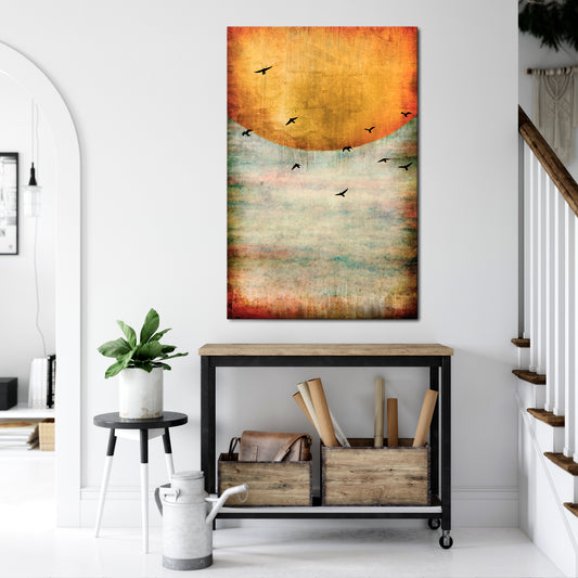 UP TO THE SUN Vertical Canvas Print
