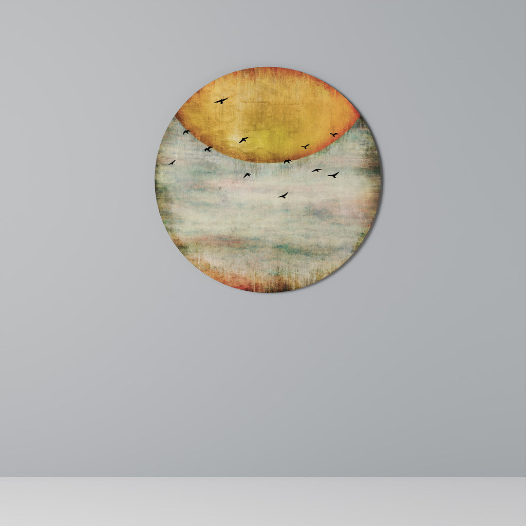 UP TO THE SUN Round Wall Art