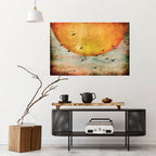 UP TO THE SUN Peel and Stick Horizontal Poster