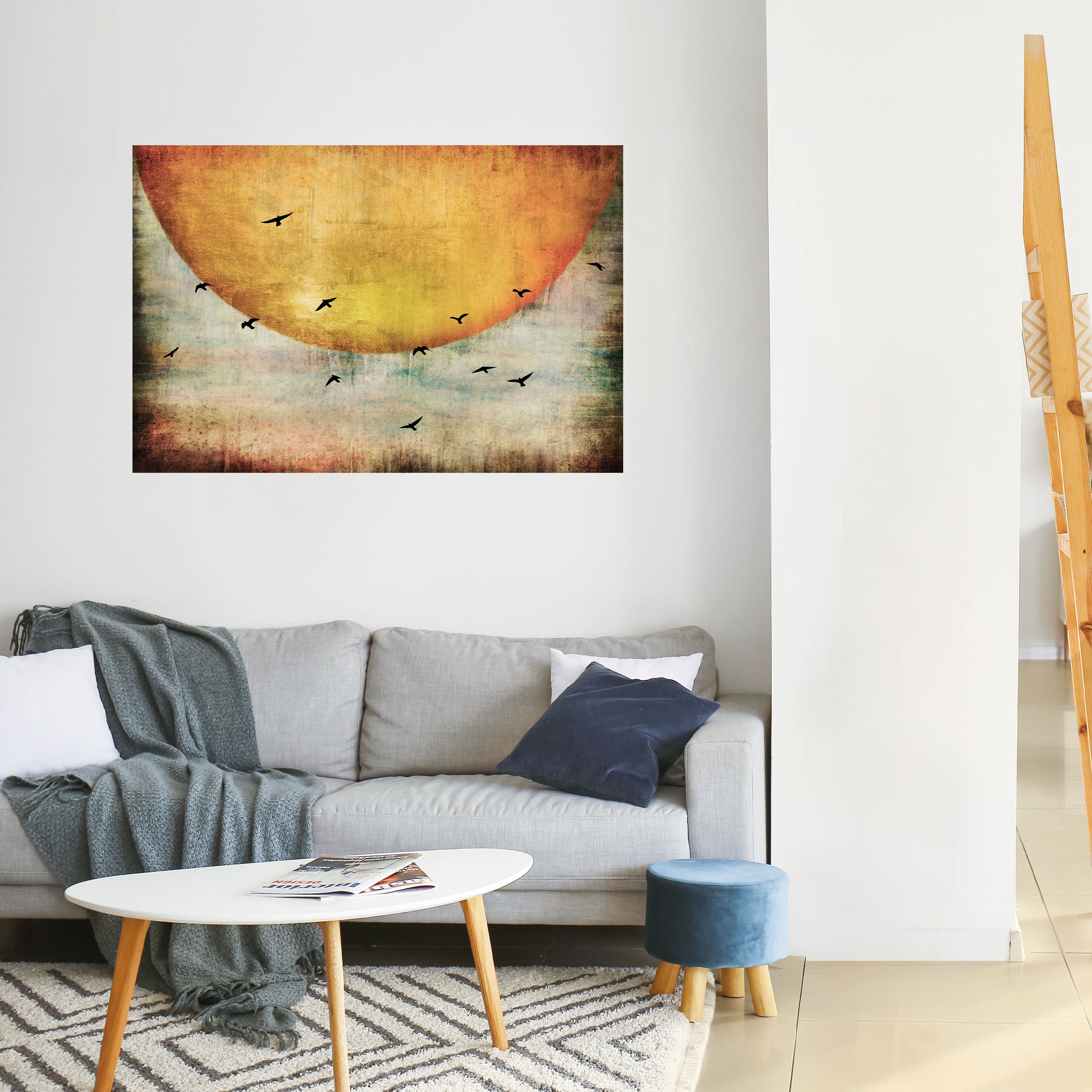 UP TO THE SUN Peel and Stick Horizontal Poster