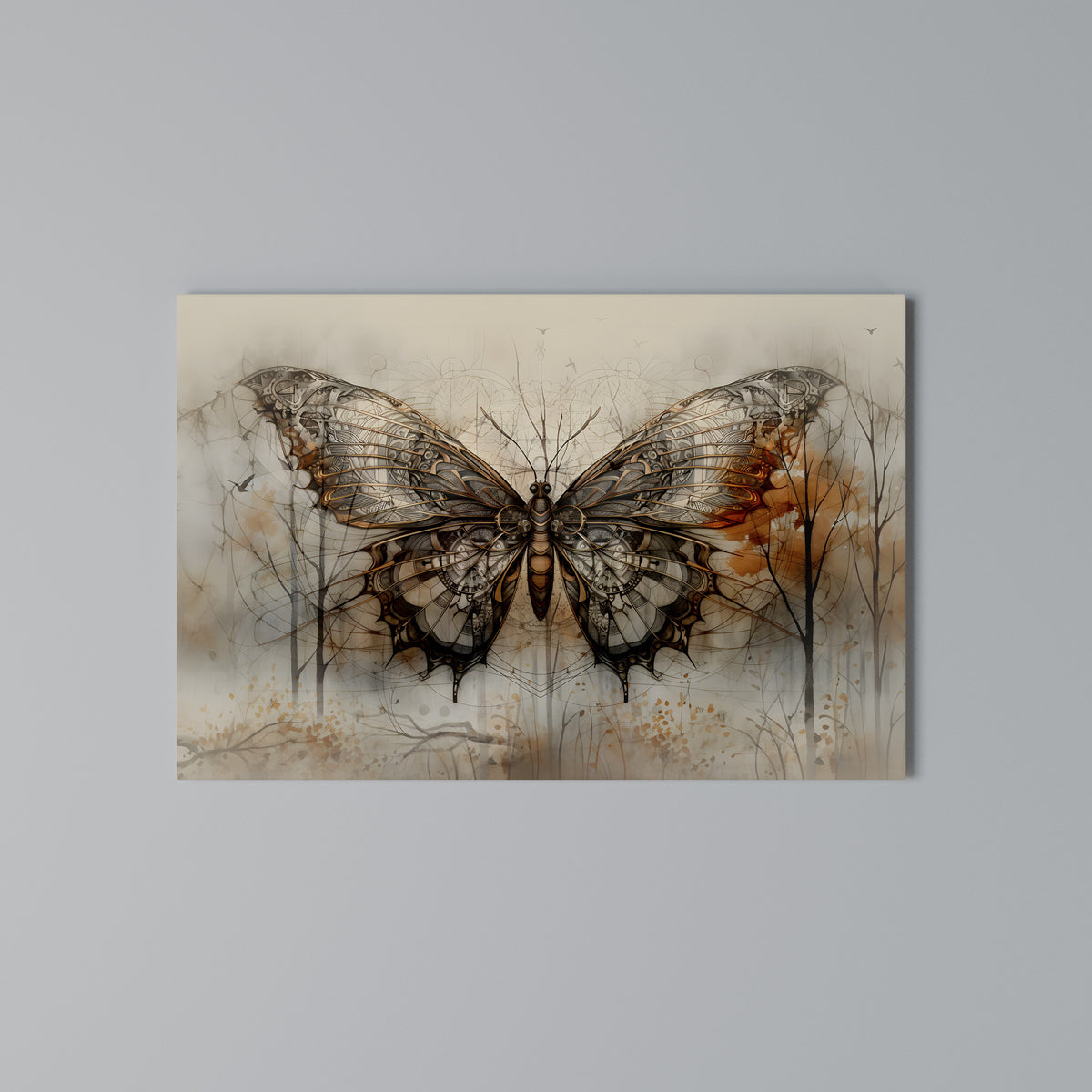 MECHANICAL BEAUTY UNVEILED Horizontal Canvas Print