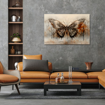 MECHANICAL BEAUTY UNVEILED Horizontal Canvas Print