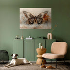 MECHANICAL BEAUTY UNVEILED Poster Horizontal Autocolante