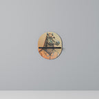 EQUINE SWAGGER Prateleira Oval Decorativa em Acabamento Preto