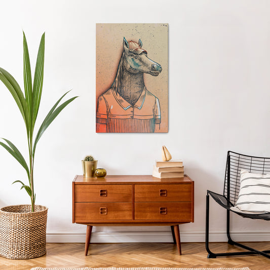 EQUINE SWAGGER Vertical Canvas Print
