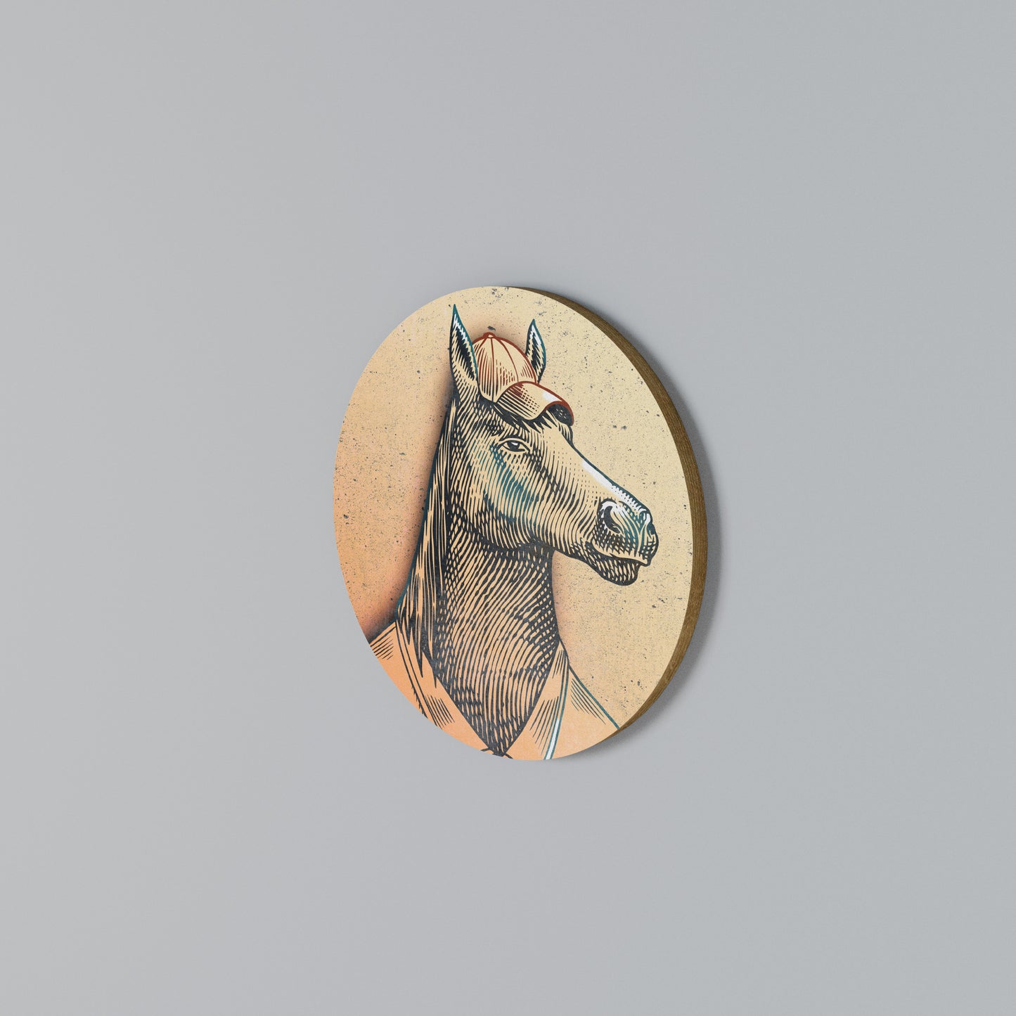 EQUINE SWAGGER Arte de Parede Redonda