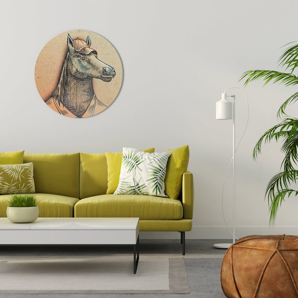 EQUINE SWAGGER Quadro Redondo Decorativo