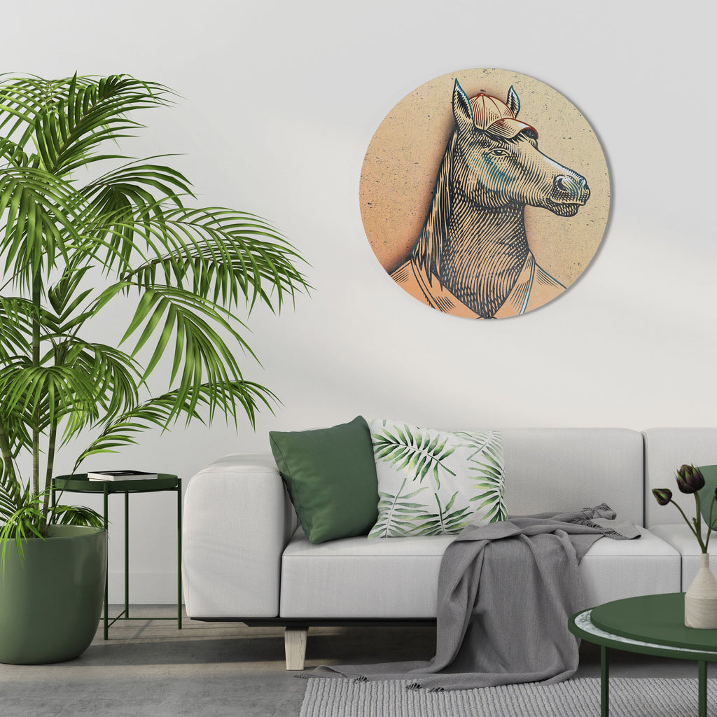 EQUINE SWAGGER Quadro Redondo Decorativo