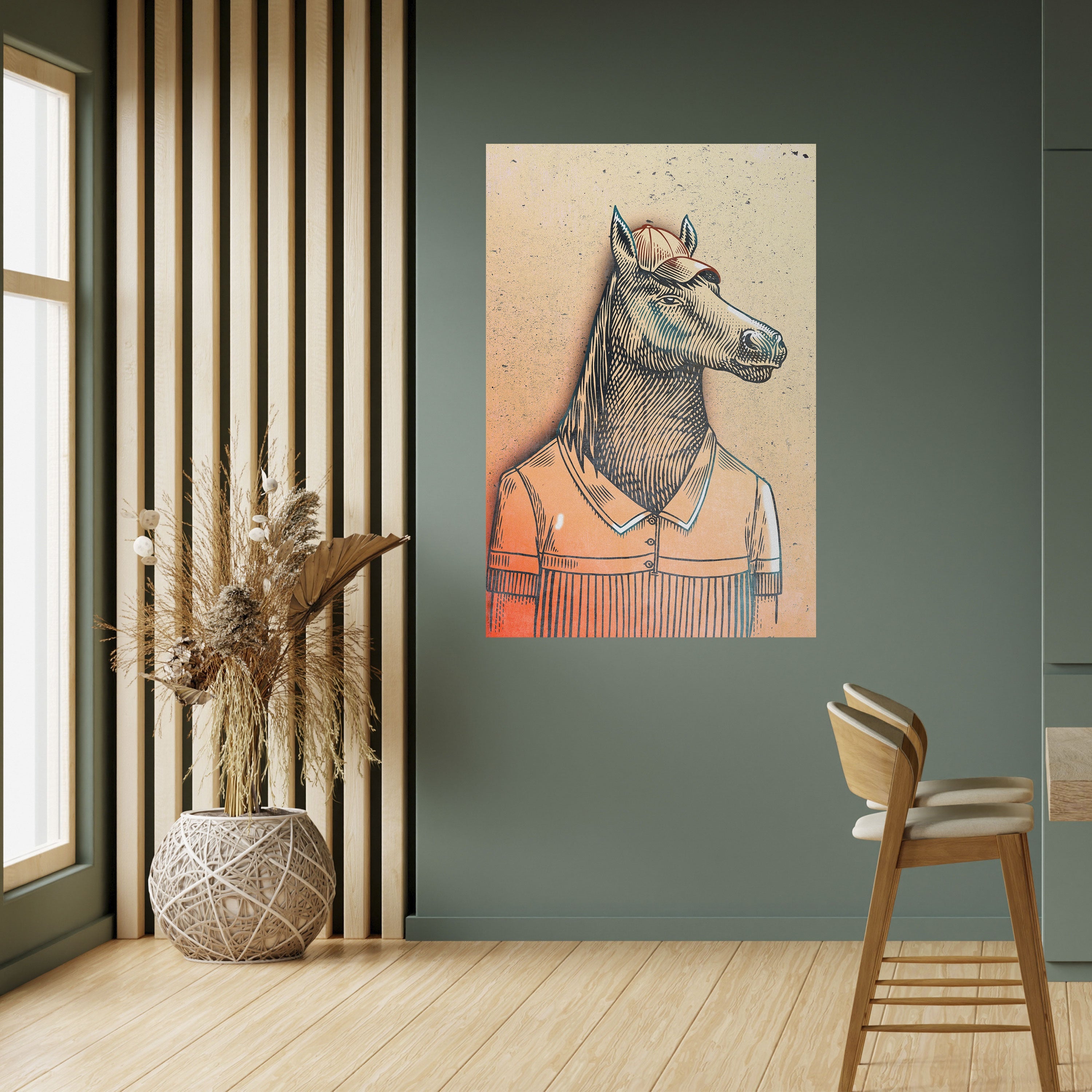 EQUINE SWAGGER Poster Vertical Autocolante