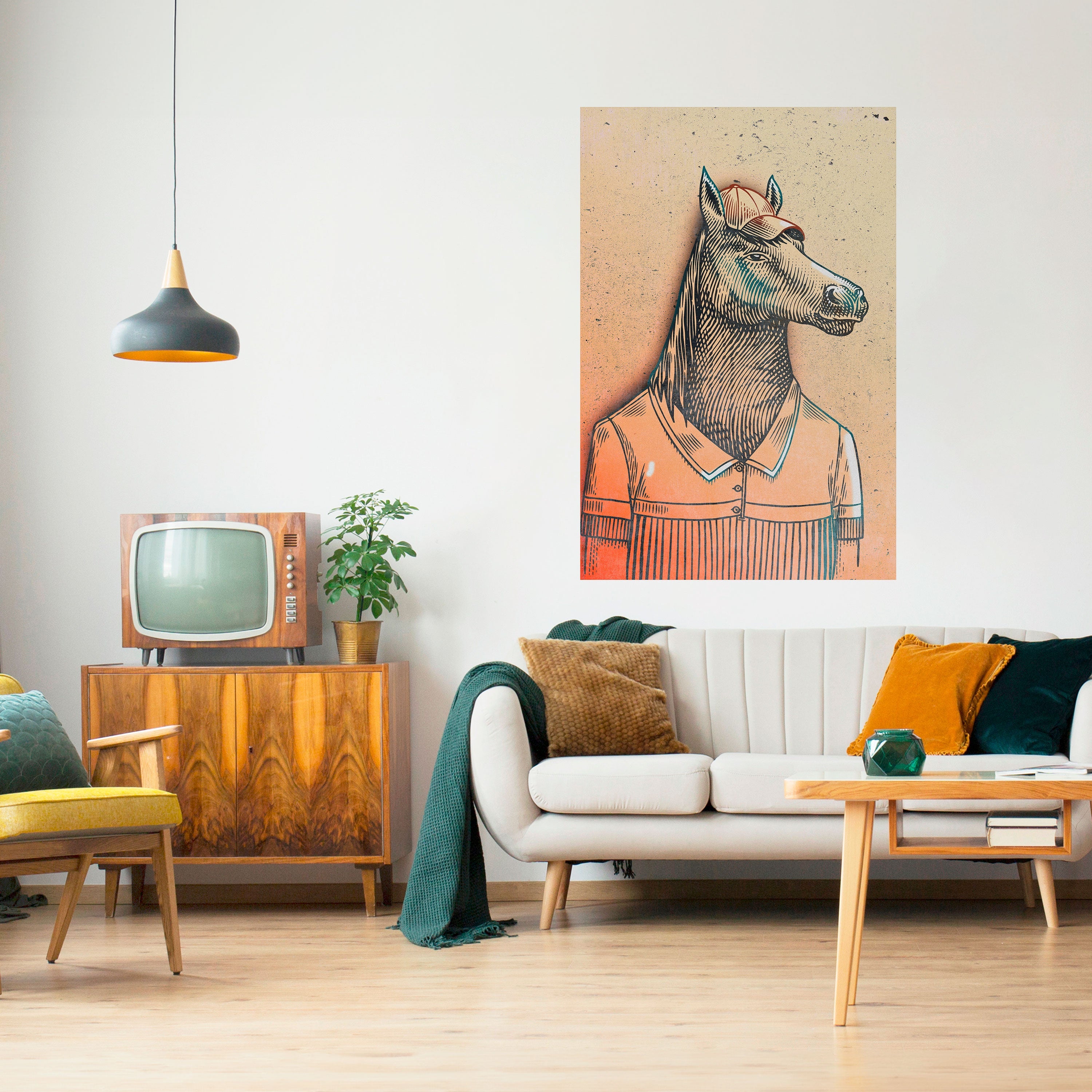 EQUINE SWAGGER Poster Vertical Autocolante