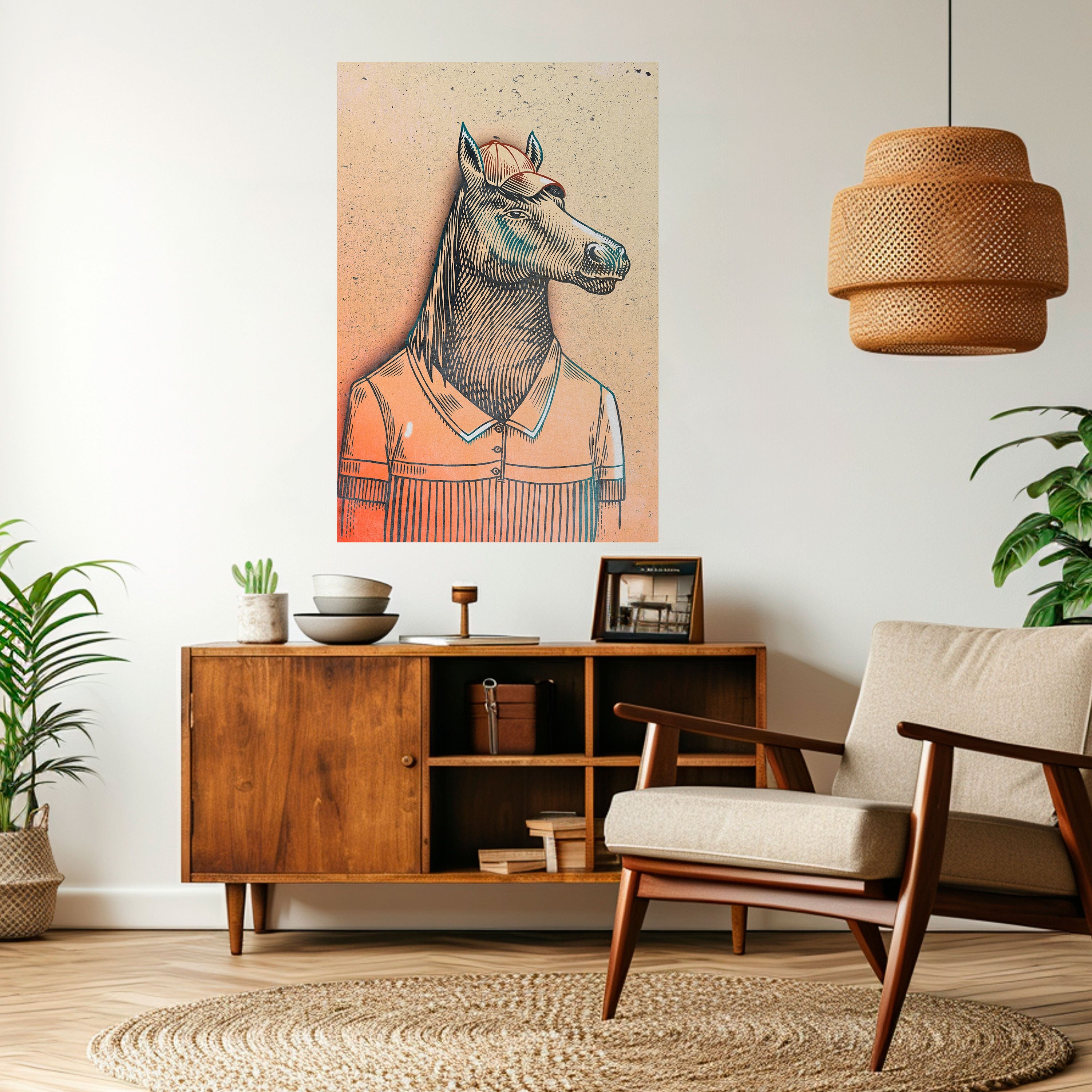 EQUINE SWAGGER Poster Vertical Autocolante