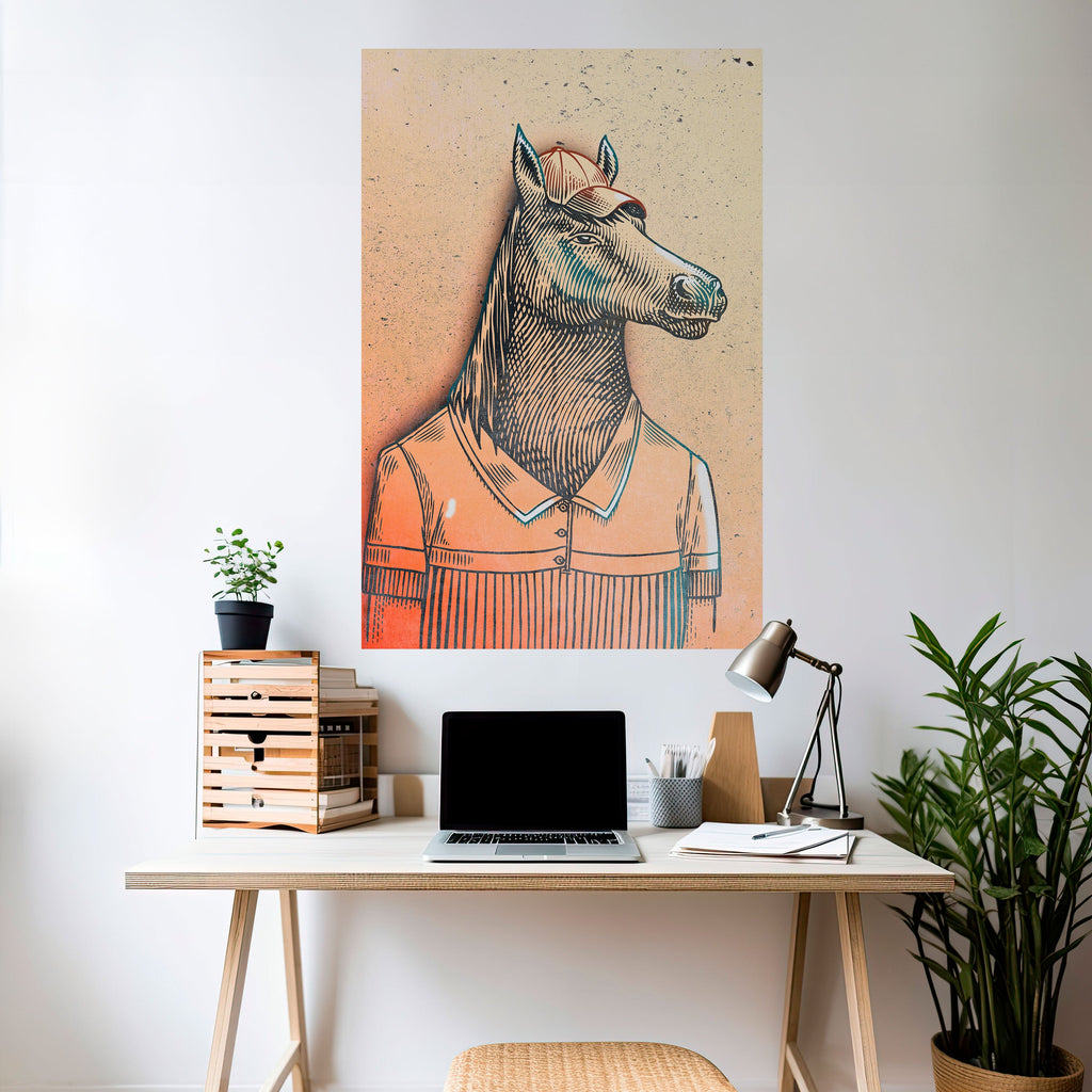 EQUINE SWAGGER Poster Vertical Autocolante