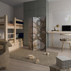 ECHOES OF ATLANTIS Decorative 3-Panel Room Divider