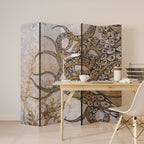 ECHOES OF ATLANTIS Decorative 5-Panel Room Divider