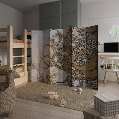 ECHOES OF ATLANTIS 6-Panel Room Divider