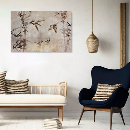 SPARROW BLISS Horizontal Canvas Print