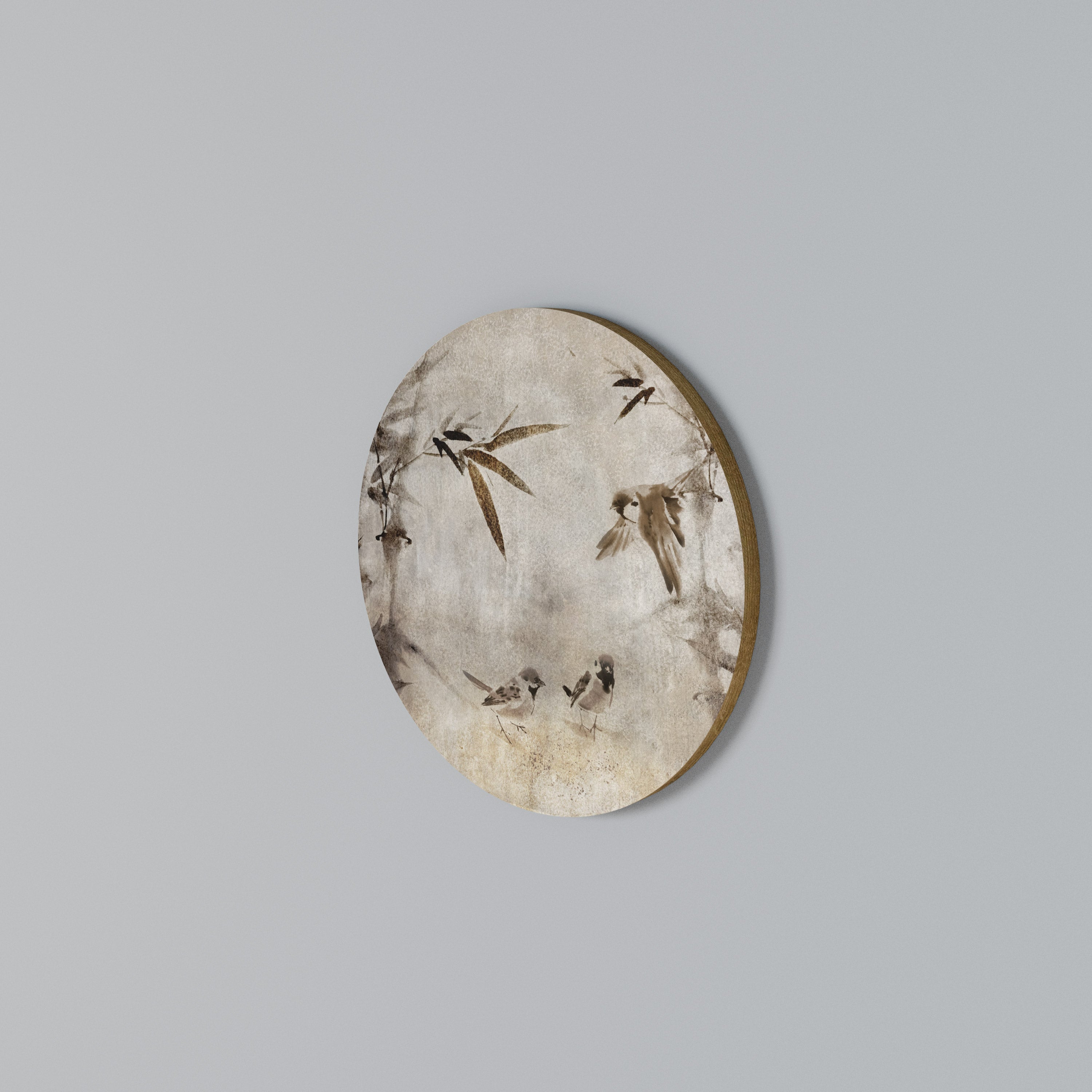 SPARROW BLISS Arte de Parede Redonda