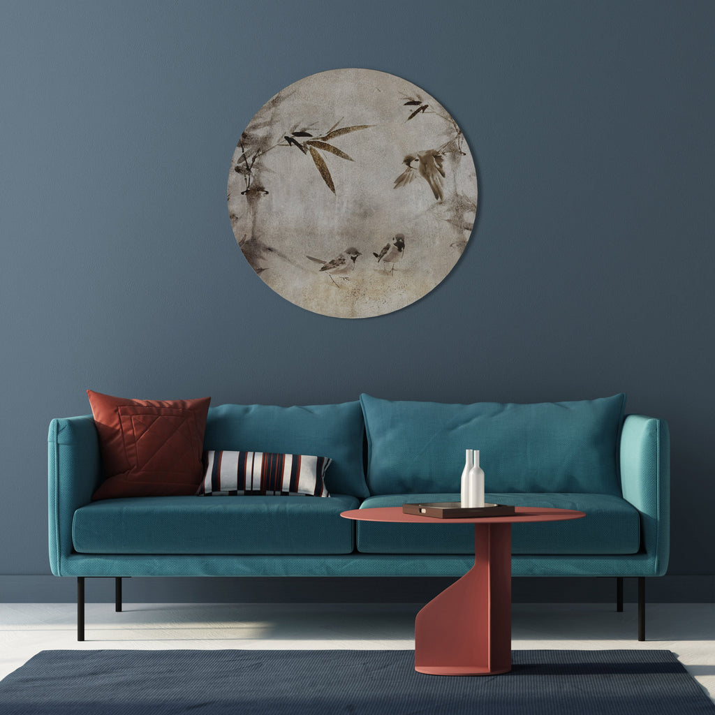 SPARROW BLISS Quadro Redondo Decorativo