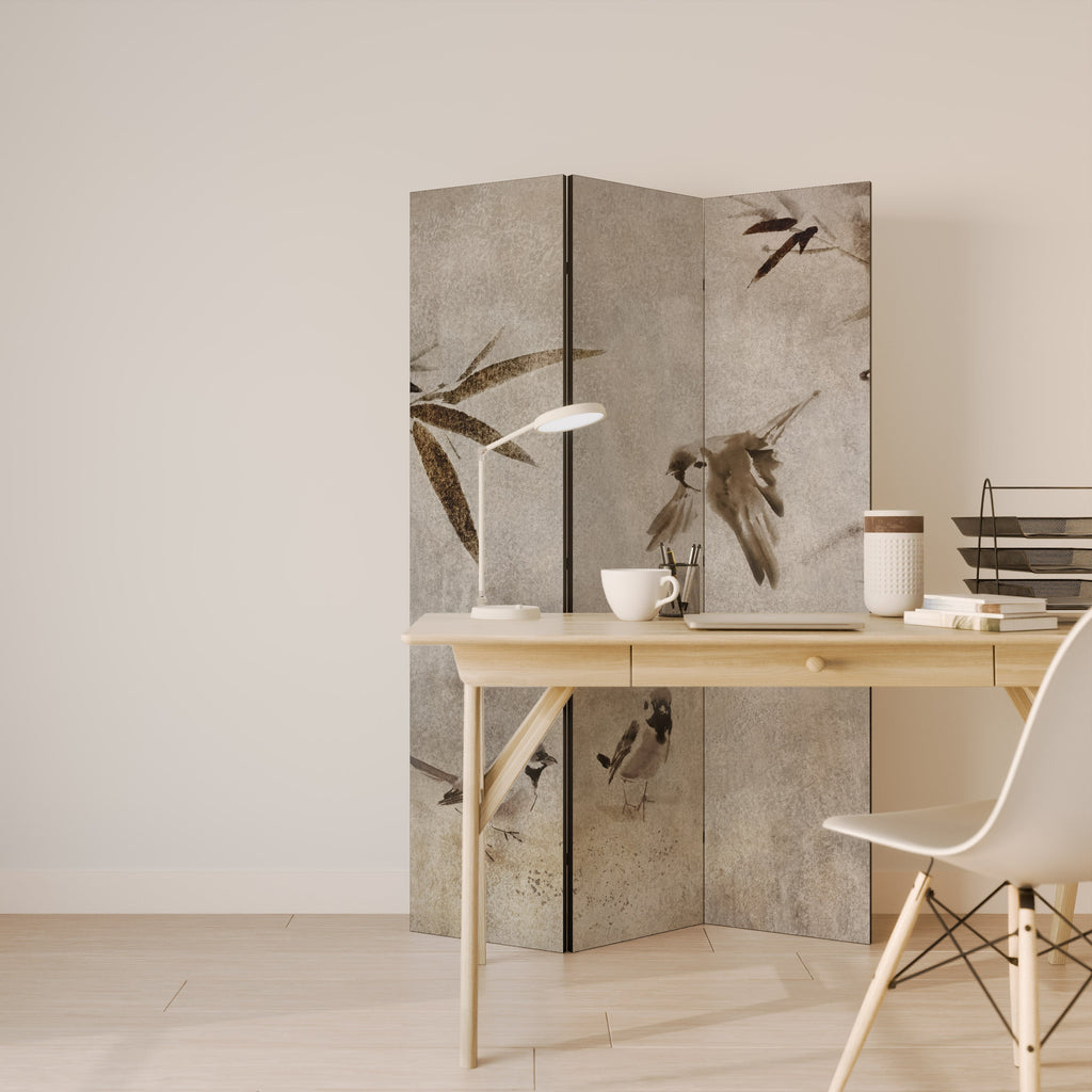 SPARROW BLISS Biombo Decorativo de 3 Painéis