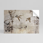 SPARROW BLISS Peel and Stick Horizontal Poster
