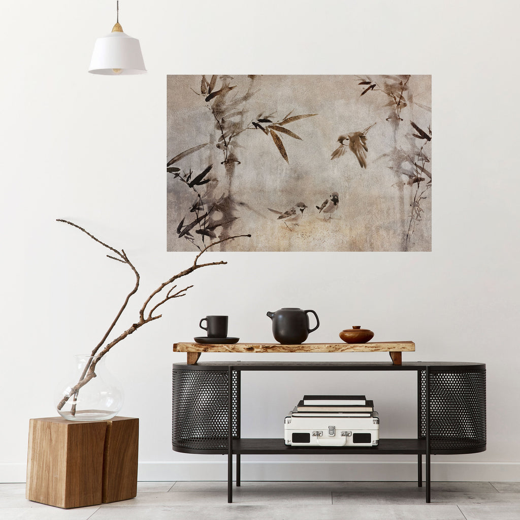 SPARROW BLISS Peel and Stick Horizontal Poster