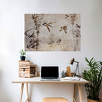 SPARROW BLISS Peel and Stick Horizontal Poster