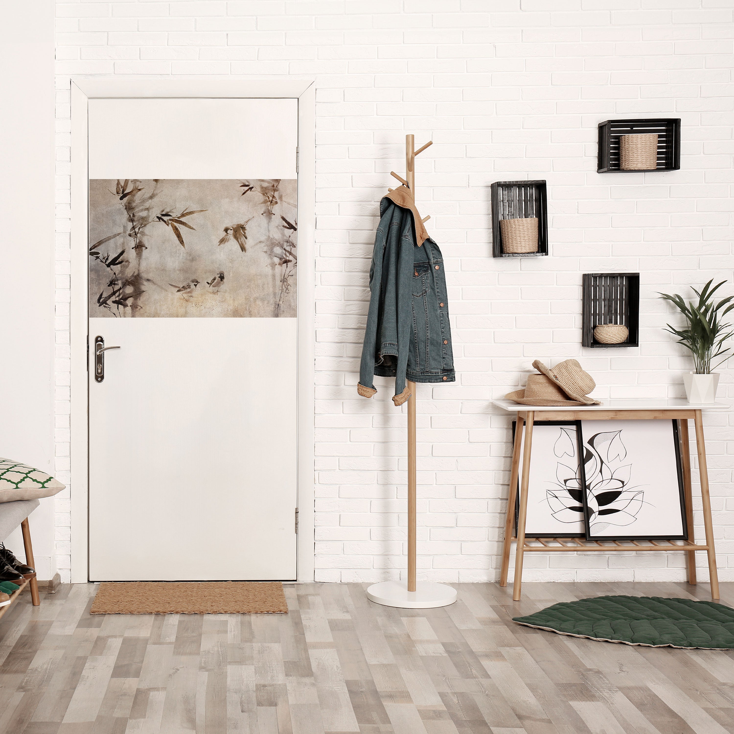 SPARROW BLISS Peel and Stick Horizontal Poster