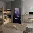 MYSTICAL CRANE GATHERING Biombo de 3 Painéis