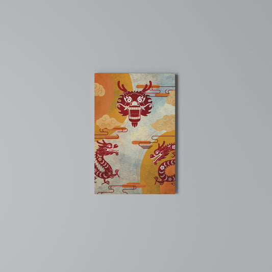 MYSTICAL DRAGON Quadro em tela vertical