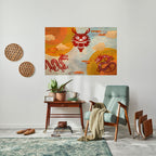 MYSTICAL DRAGON Poster Horizontal Autocolante