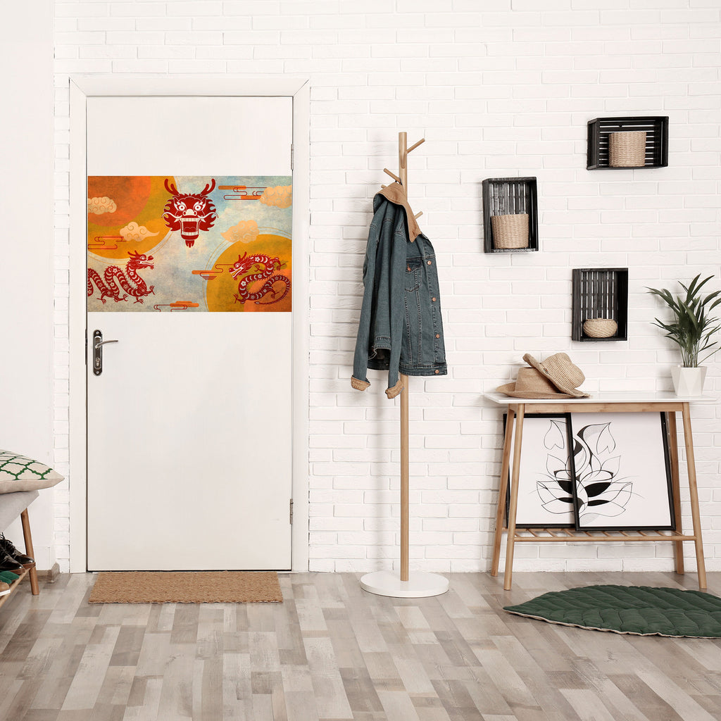 MYSTICAL DRAGON Poster Horizontal Autocolante