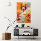 MYSTICAL DRAGON Poster Vertical Autocolante