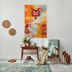 MYSTICAL DRAGON Poster Vertical Autocolante