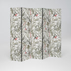 BULLFINCH SONG Decorative 5-Panel Room Divider