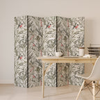 BULLFINCH SONG Decorative 5-Panel Room Divider