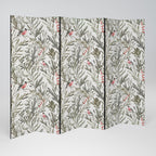 BULLFINCH SONG Decorative 6-Panel Room Divider