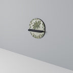 VERDANT ARINI Oval Art Shelf In Black Finish