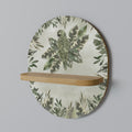 VERDANT ARINI Prateleira Oval Decorativa em Efeito Carvalho