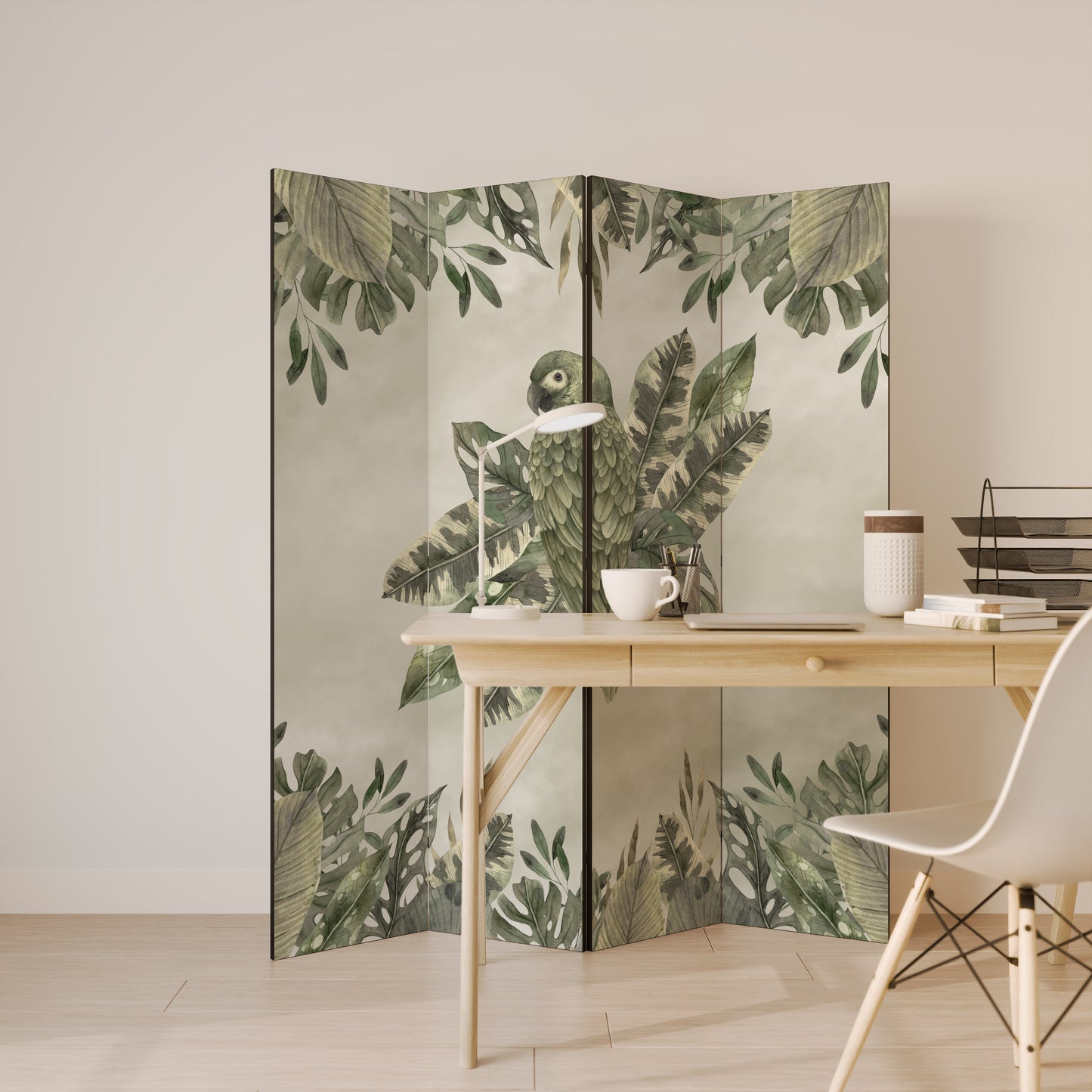 VERDANT ARINI Biombo de 4 Painéis