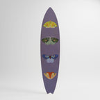 MOTH INTO THE FLAME Painel Decorativo Prancha de Surf