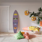MOTH INTO THE FLAME Painel Decorativo Prancha de Surf