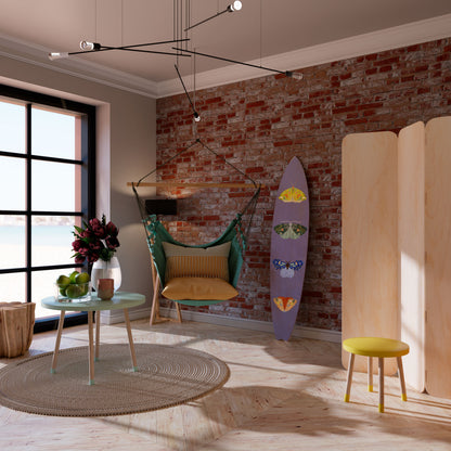 MOTH INTO THE FLAME Painel Decorativo Prancha de Surf