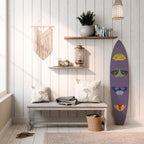 MOTH INTO THE FLAME Painel Decorativo Prancha de Surf