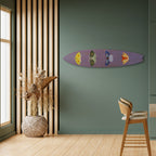 MOTH INTO THE FLAME Painel Decorativo Prancha de Surf
