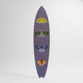 MOTH INTO THE FLAME Decorative Plywood Surfboard