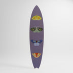 MOTH INTO THE FLAME Decorative Plywood Surfboard